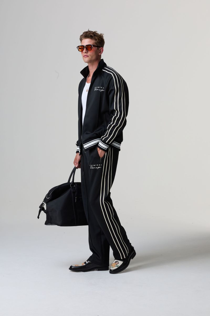 Criminal Damage Dragon Embroidered Pant