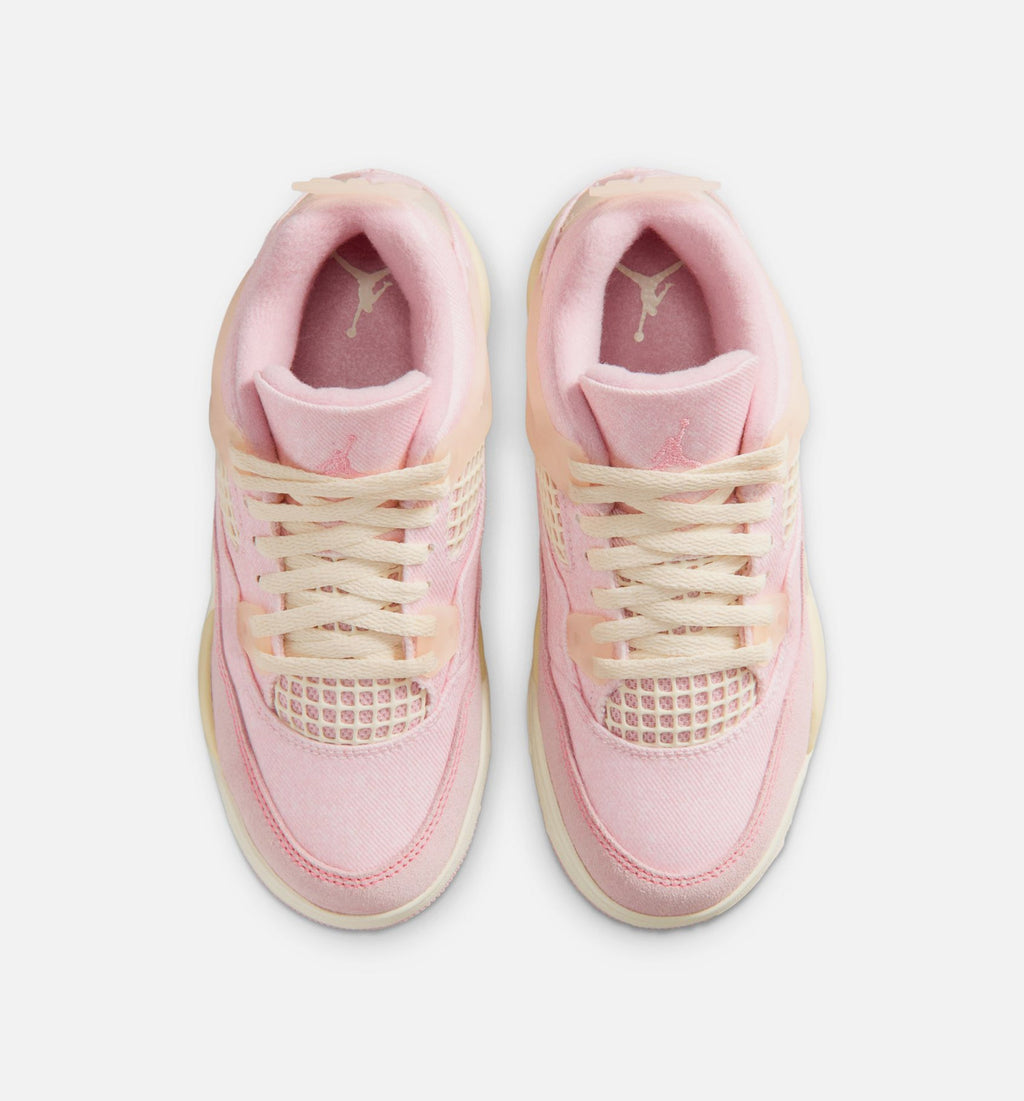 Air Jordan 4 Retro Pink Pearl & Iced Carmine Preschool Lifestyle Shoe