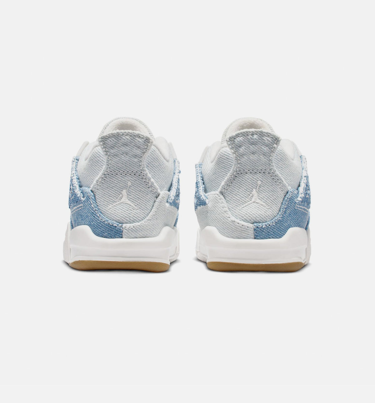 Air Jordan 4 Retro Worn Blue Infant/Toddler Lifestyle Shoe – Sail/Worn Blue/Metallic Gold