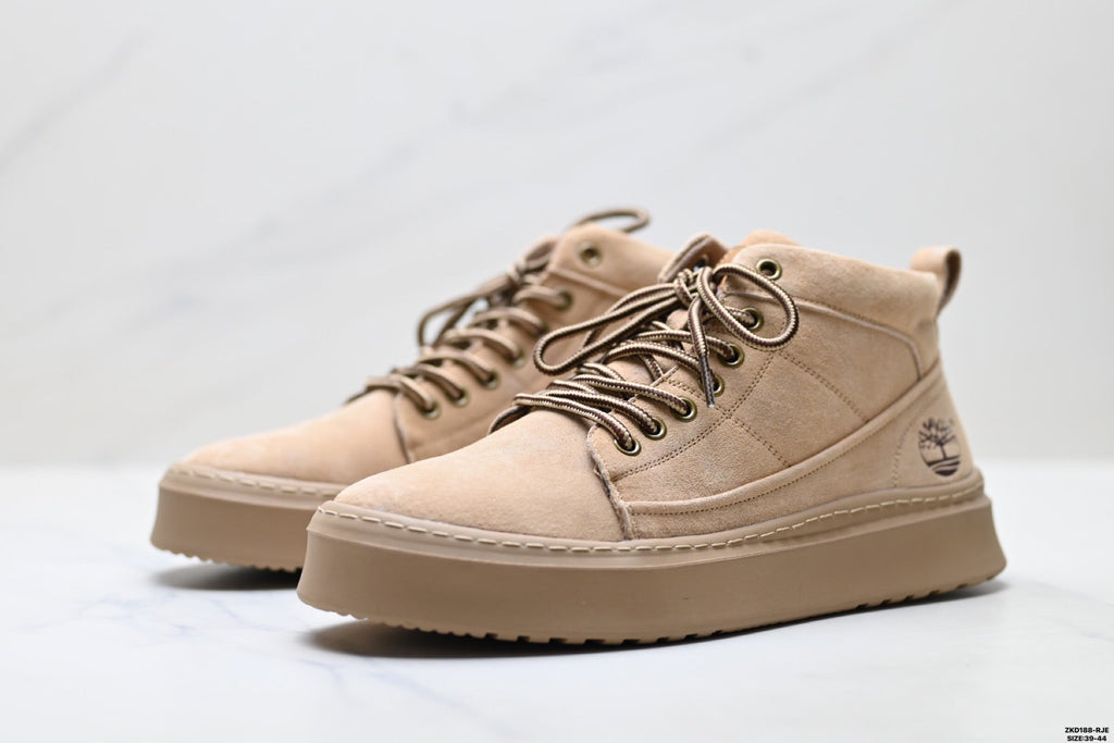 Timberland Beige High-Top Sneaker Boot