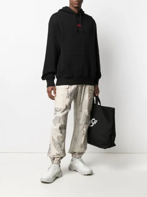 424 logo-embroidered cotton hoodie