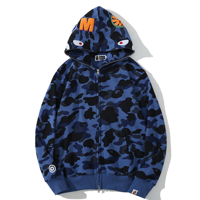 BAPE WGM Camo Zipper Hoodie