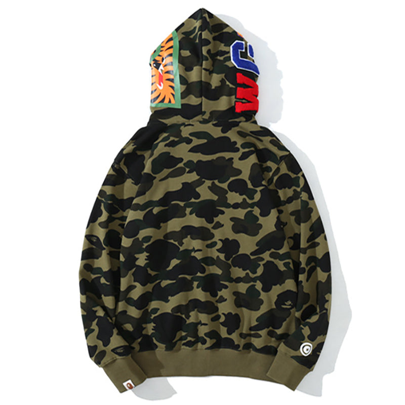 BAPE WGM Camo Zipper Hoodie
