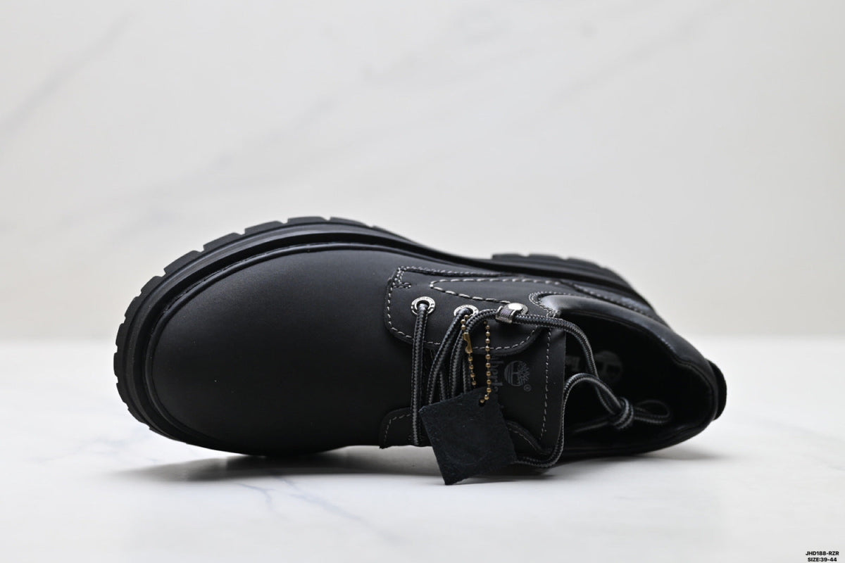 Timberland Black Premium Leather Oxford