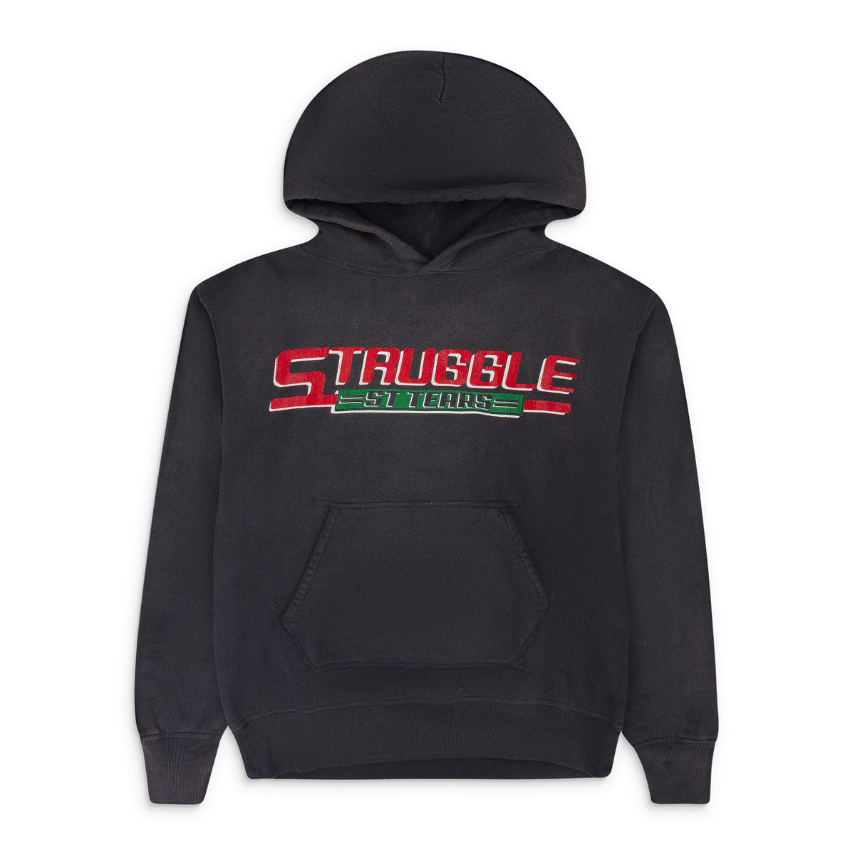 BLACK DENIM TEARS STRUGGLE HOODIE