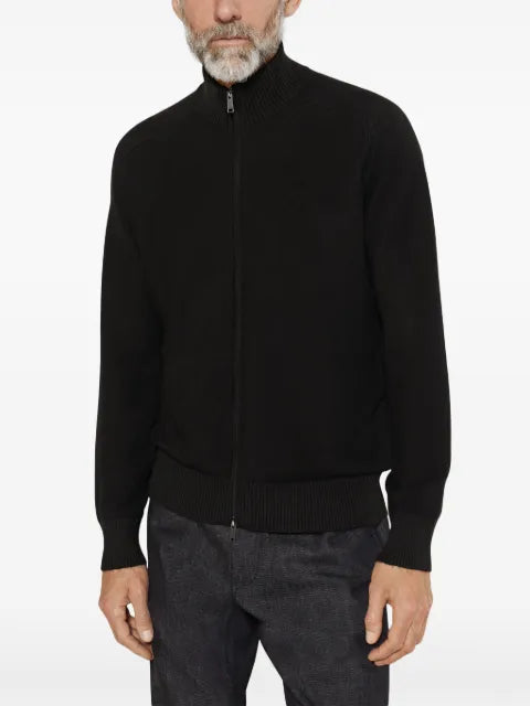 Zegna Cashseta zip-up cardigan