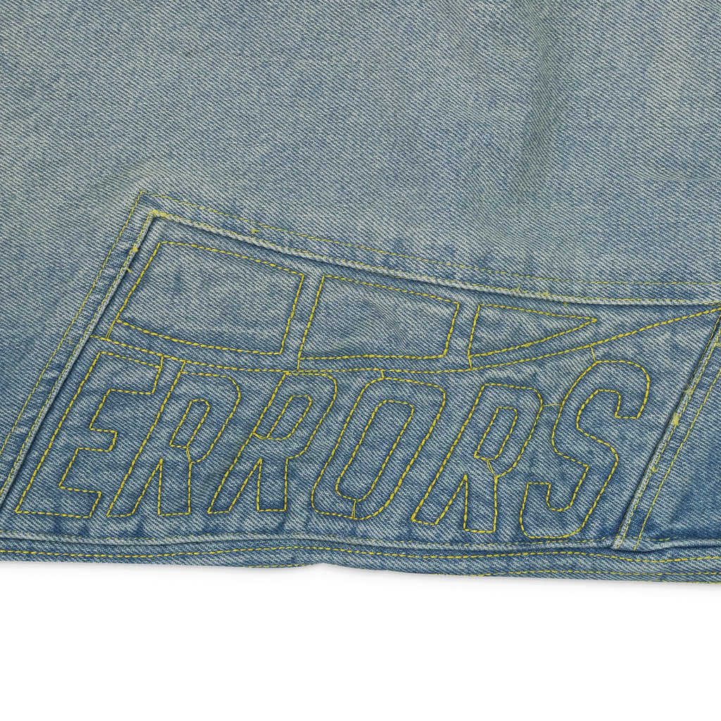 BLUE MOTO STRAIGHT-FIT JEANS
