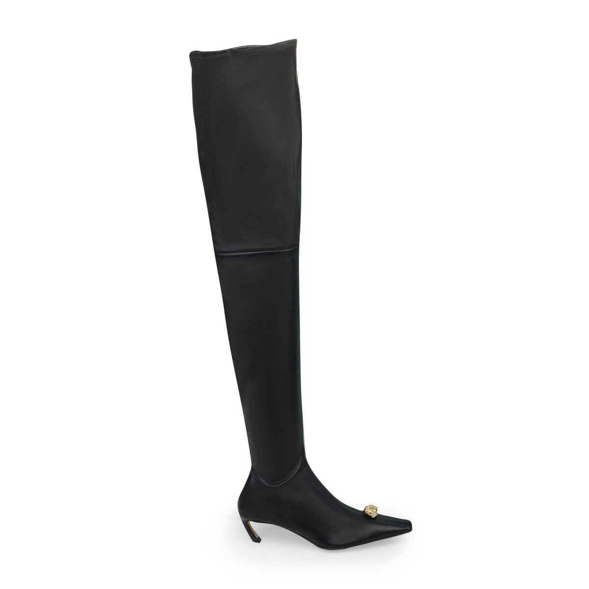 BLACK SWING CUISSARDES OVER THE KNEE BOOTS