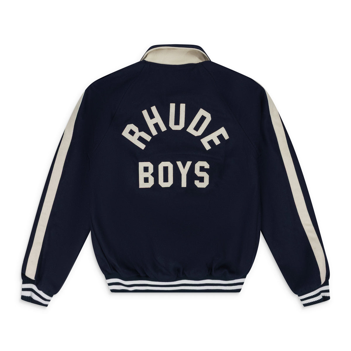 Navy Rhude Boys Signature Bomber