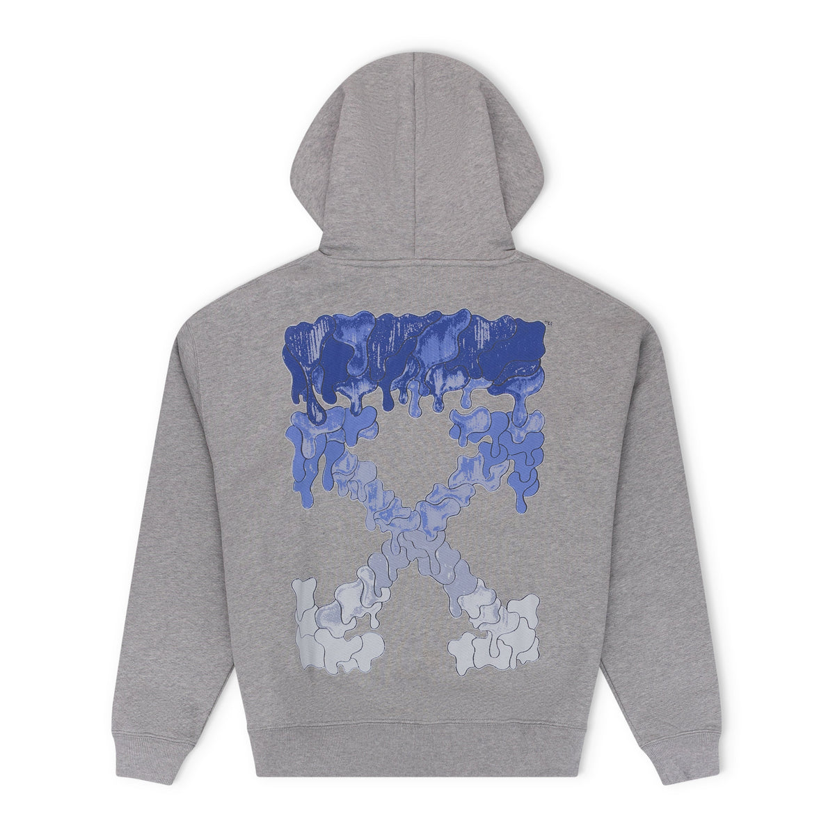 Heather Grey Dripping Arrow Hoodie