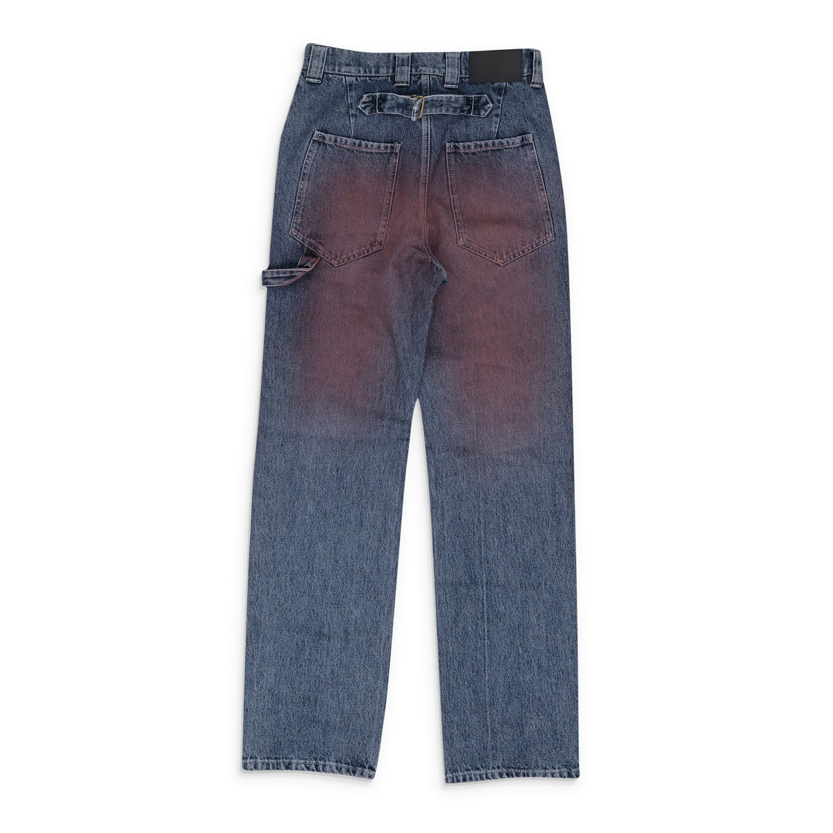 Blue Dyed Denim Pants