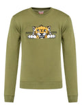 Kenzo tiger-print crew neck sweatshirt
