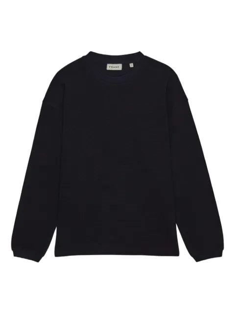 FRAME waffle-knit sweatshirt