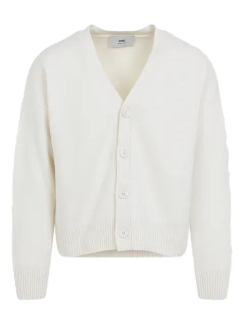 AMI Paris Ami De Coeur button cardigan