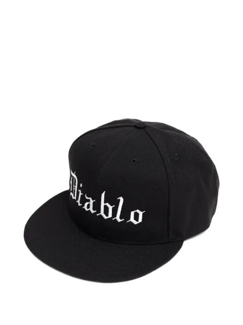 Willy Chavarria Diablo-embroidered baseball cap