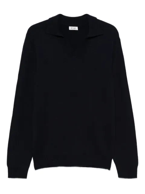 Soft Goat cashmere polo sweater