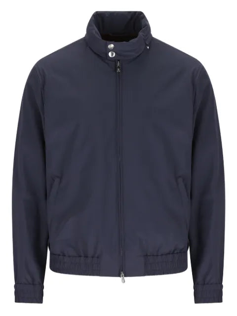 Brunello Cucinelli high-collar zip-up bomber jacket