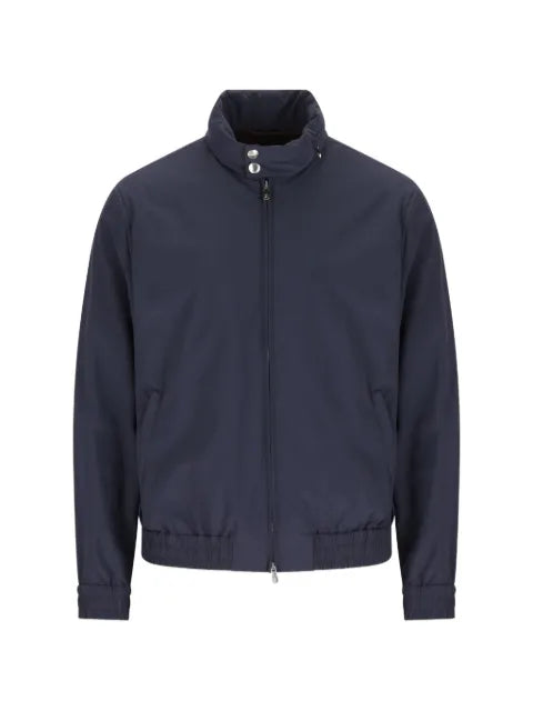 Brunello Cucinelli high-collar zip-up bomber jacket