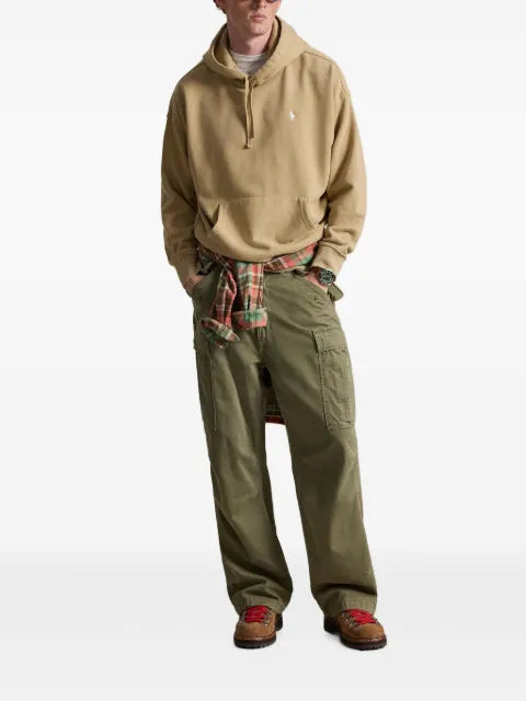Polo Ralph Lauren Pony-embroidered logo-print hoodie