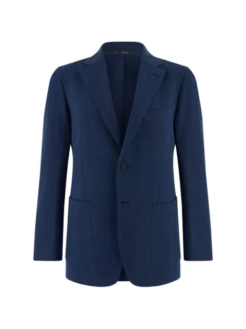 Boggi Milano patch-pocket single-breasted blazer