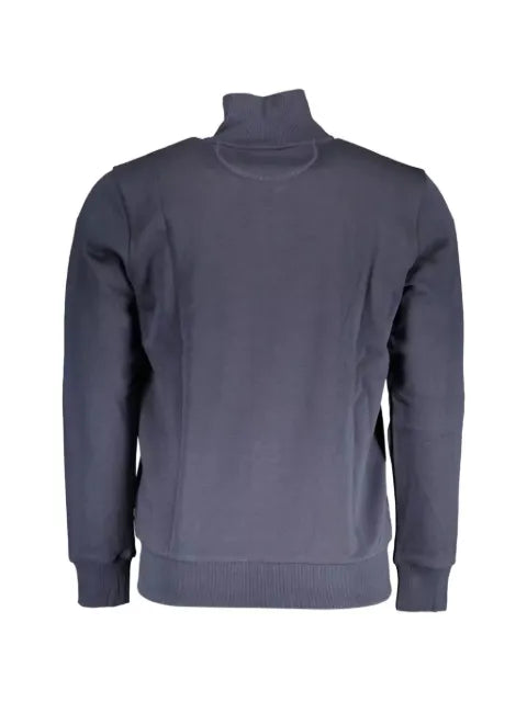 La Martina logo-embroidered zip-up cotton sweatshirt