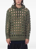 Nicolò Beretta cutout-knit hoodie