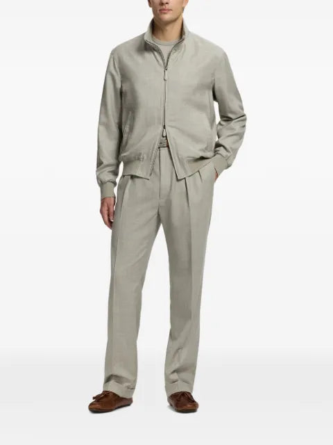 Ralph Lauren Purple Label Felton twill-cloth bomber jacket