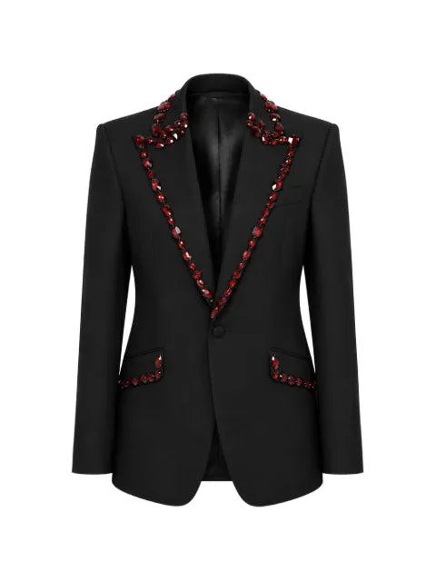 Dolce & Gabbana Sicilia crystal-embellished blazer