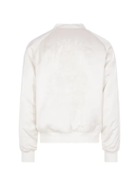 Casablanca Hotel Emblem satin bomber jacket