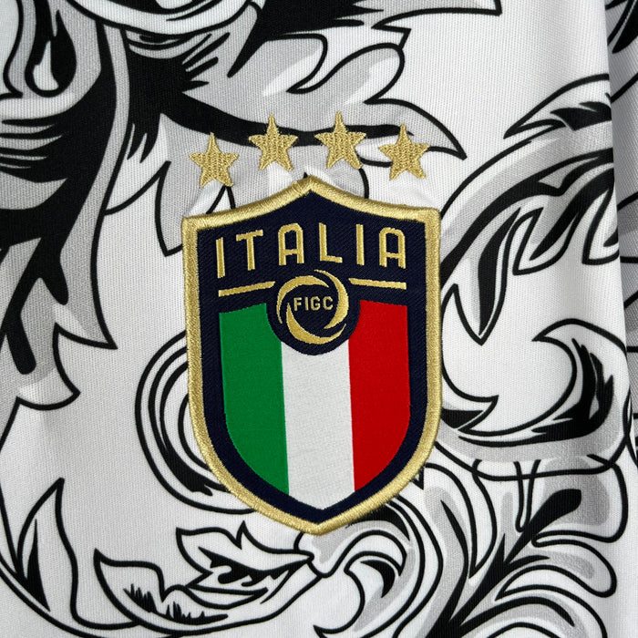 Italy "Versace" White Limited Jersey