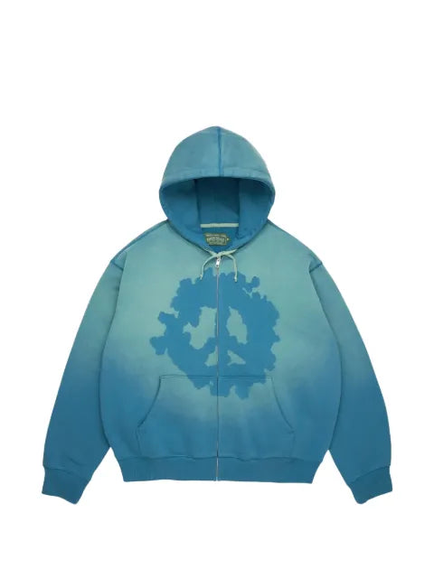 Denim Tears Peace Wreath zip-up hoodie