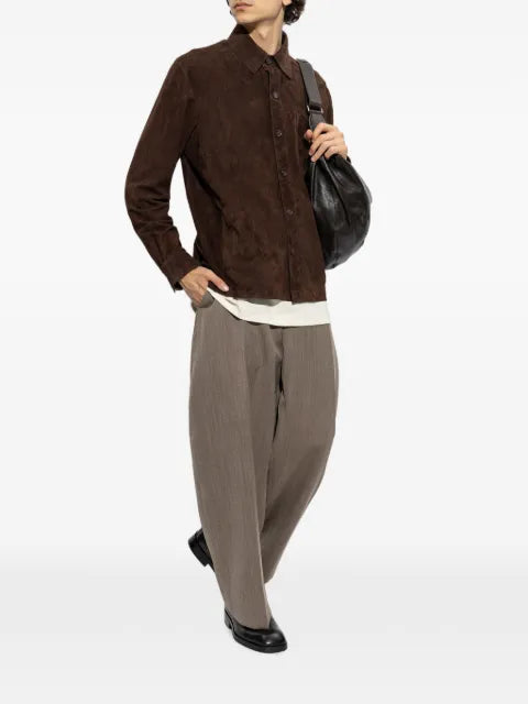 Arma Dino suede shirt jacket