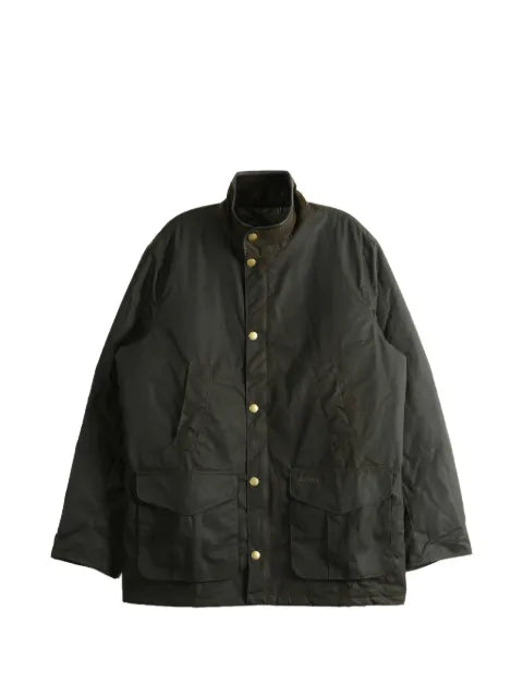 Barbour Hereford waxed-cotton funnel-neck jacket