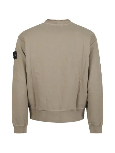 Stone Island 6100022 brushed organic-cotton fleece sweatshirt