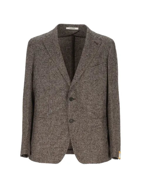 Tagliatore tweed single-breasted blazer