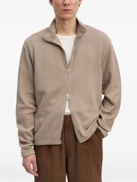 Another Aspect ribbed-knit zip-up sweatshirt