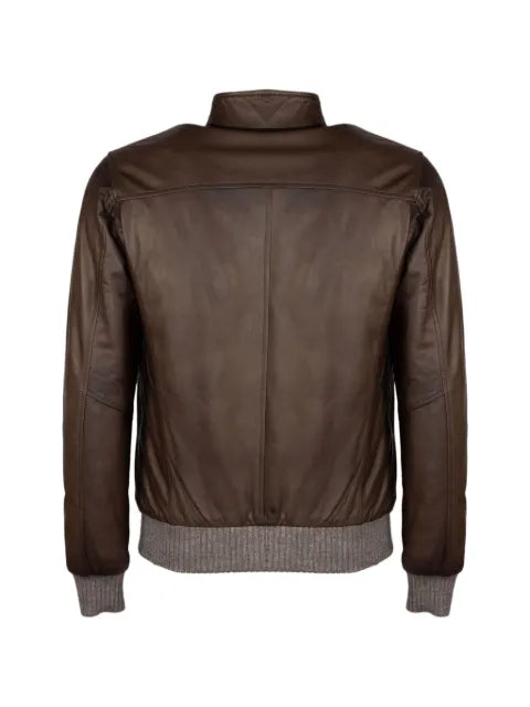 VOLFAGLI reversible leather jacket