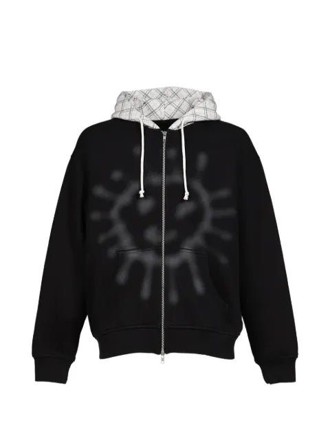 RASSVET sun-faded zip-up hoodie