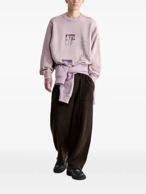 Maison Kitsuné logo-print pouch-pocket hoodie