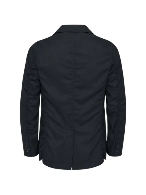 Comme Des Garçons Shirt ruched pinstripe jacket