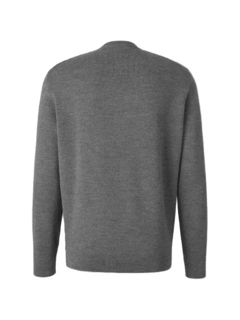 Zanone waffle-knit crew-neck sweater