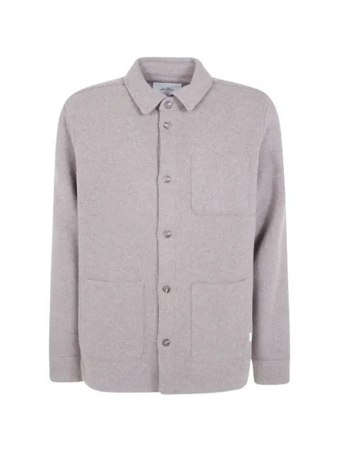 Les Deux wool button-up overshirt