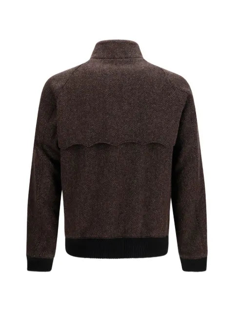 Baracuta G9 herringbone bomber jacket