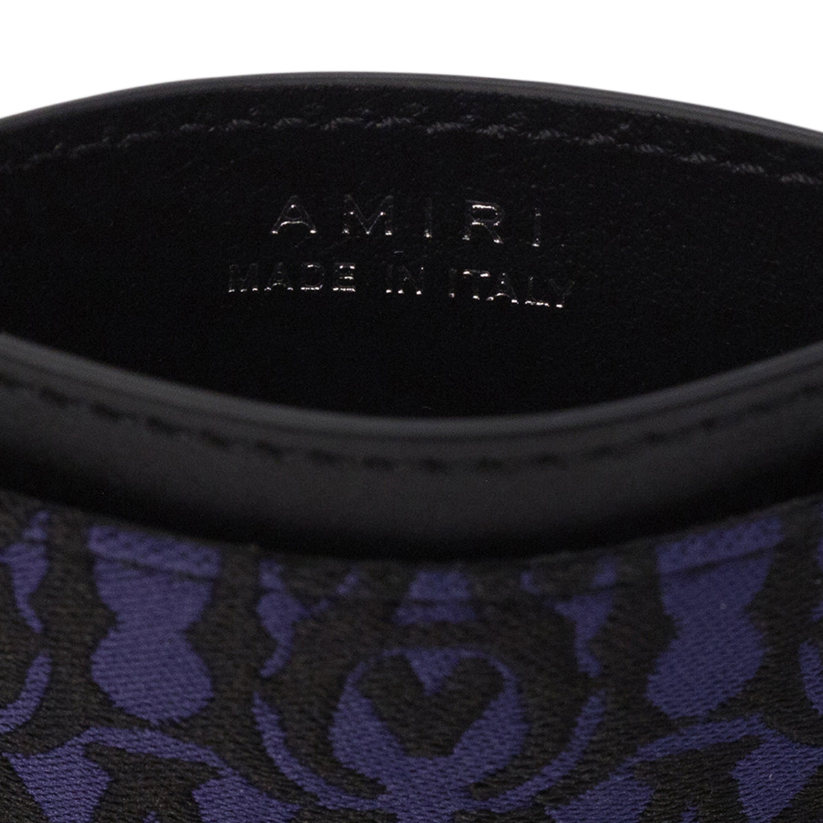 Purple MA Jacquard Cardholder