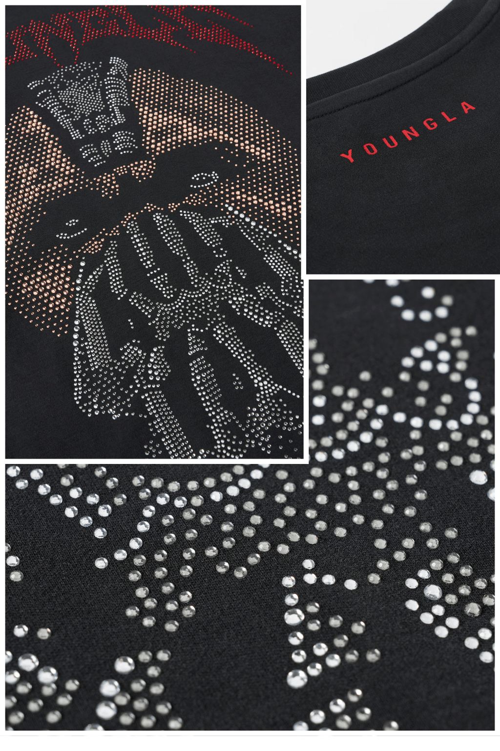 4257 - Batman Rhinestone Tees