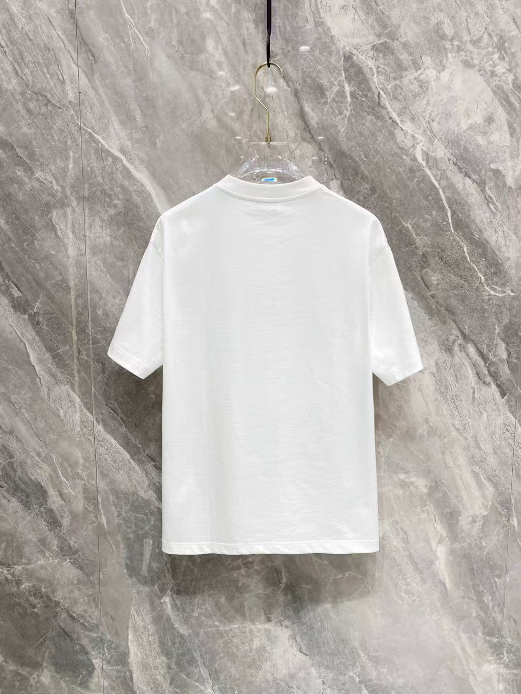 AMIRI Quatrefoil MA Symmetric Graphic Short‑Sleeve Tee