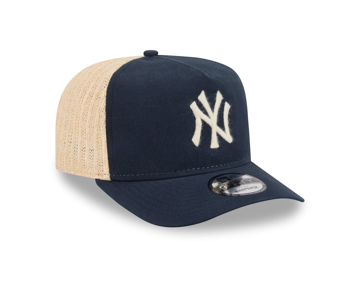 New Era 950 A Frame New York Yankees Grained Snapback Hat
