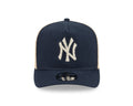 New Era 950 A Frame New York Yankees Grained Snapback Hat