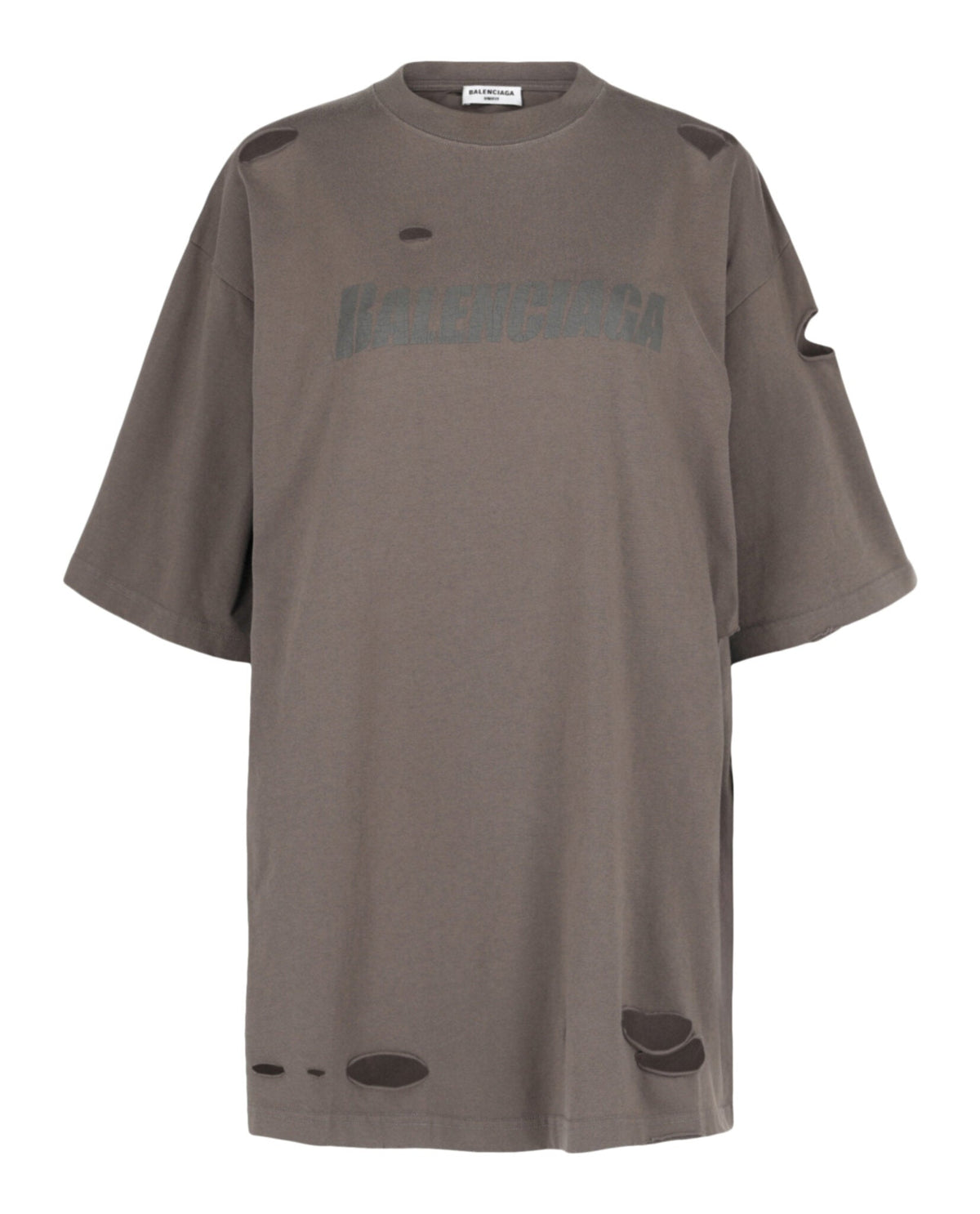 Balenciaga Unisex-Adult Distressed Graphic T-Shirt