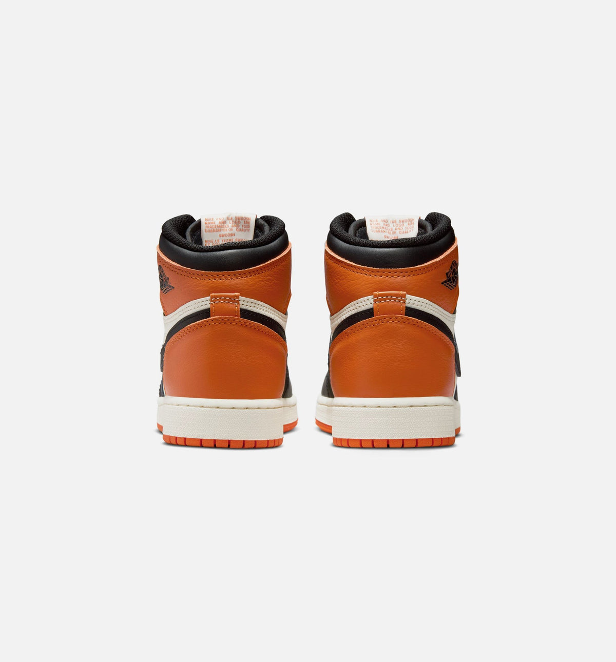 Air Jordan 1 Retro High OG Shattered Backboard Grade School Lifestyle Shoes - Black/Sail/Starfish